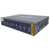 Conmutador KVM 8K HDMI 2 Monitores 2 Ordenadores Soporte de Monitor Dual 8K@60Hz 4K@120Hz Conmutador KVM PC Pantalla Extendida para 2 Puertos Compartir 4 USB 3.0 HUB Controlador de Escritorio y 2 Cables USB Incluidos