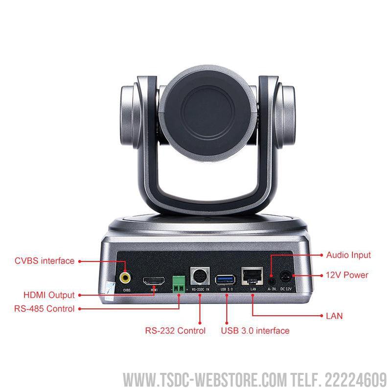 Cámara de videoconferencia, FC730, con zoom óptico 12X y PTZ Full HD 1080p,  para salas medianas y grandes -  México