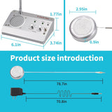 Sistema de intercomunicación de ventana de doble vía, altavoz de alta potencia, altavoz de micrófono para ventanilla de cajero, intercomunicador bidireccional para banco, hospital, negocio, oficina