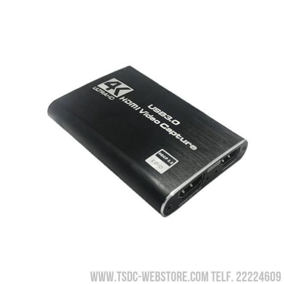 Dispositivo de captura de video 4K HDMI a USB3.0 1080P para transmisión en vivo y grabación de vídeo-Capturadora de Video-TSDC Webstore