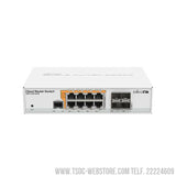 CRS112-8P-4S-IN Cloud Router Switch de 8 interfaces de red PoE con capacidad Gigabit y 4 puertos SFP-TSDC Webstore