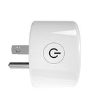 GHome Mini enchufe inteligente compatible con Alexa y Google Home, control remoto de enchufe WiFi con función de temporizador, solo admite red de 2,4 GHz, no requiere hub, ETL FCC Listed (4 Pack), blanco.