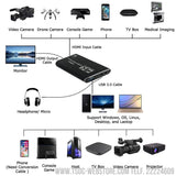 Dispositivo de captura de video 4K HDMI a USB3.0 1080P para transmisión en vivo y grabación de vídeo-Capturadora de Video-TSDC Webstore