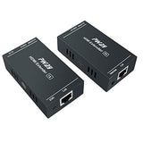 HDMI Extender 1080p @ 60Hz, 3D, a través de un solo Cat5e / Cat6 / Cat 7 Cable Full HD sin comprimir transmitir hasta 164 Ft (50m), EDID y POC función compatible (transmisor y receptor)