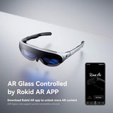 Gafas AR Rokid Air, Pantalla Virtual 120" Full HD, Compatible con iPhone 15, Steam Deck/Consolas de Juegos/PC/Android, Ajuste de Miopía, Monitor Partable