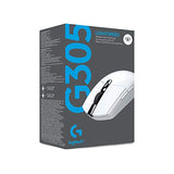 Logitech G305 LIGHTSPEED Wireless Gaming Mouse, sensor Hero 12K, 12.000 PPP, ligero, 6 botones programables, 250 h de duración de la batería, memoria integrada, PC/Mac - Blanco