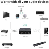 Receptor WiiM Pro AirPlay 2, Chromecast Audio, WiFi Multiroom Streamer, Compatible con Alexa, Siri y Google Assistant, Stream Hi-Res Audio de Spotify, Amazon Music, Tidal y más.