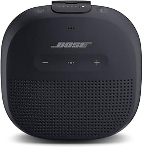 Altavoz Bluetooth Bose SoundLink Micro: Pequeño altavoz portátil resistente al agua con micrófono, negro