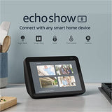 Echo Show 8 (2ª generación, lanzamiento 2021) | Pantalla inteligente HD con Alexa y cámara de 13 MP | Charcoal