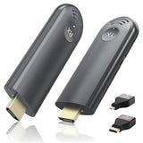 Inalámbrico HDMI Transmisor y Receptor, Plug & Play portátil 2.4G/5G inalámbrico HDMI Extender Kit para la transmisión de vídeo y audio al monitor del ordenador portátil / PC / TV Box / Proyector