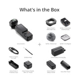DJI Osmo Pocket 3 Creator Combo, cámara de vlogging con CMOS de 1'' y vídeo 4K/120fps, estabilización de 3 ejes, seguimiento de cara/objeto, enfoque rápido, micrófono incluido para un sonido nítido, cámara pequeña para fotografía