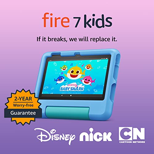 Tableta infantil Amazon Fire 7, de 3 a 7 años. La tableta para niños de 7