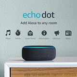 Echo Dot (3ra Gen) - Parlante inteligente con Alexa - Carbón-Echo Dot-TSDC Webstore