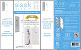 Sleek Socket Disimulador de tomas ultrafino con kit de disimulación de cables, 3 tomas, cable de 3 pies, tamaño universal, certificado UL