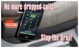 Drop Stop - El original tapón patentado para los huecos de los asientos de coche (COMO SE VE EN Shark Tank) - Juego de 2 y almohadilla y luz antideslizantes