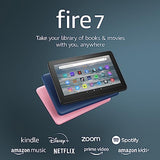 Tableta Amazon Fire 7, pantalla de 7", leer y ver, con batería de 10 horas de duración, (lanzamiento 2022), 16 GB, Negro