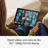 Nueva tableta Amazon Fire HD 10, diseñada para relajarse, pantalla Full HD de 10,1", procesador octa-core, 3 GB RAM, último modelo (lanzamiento 2023), 32 GB, Negro