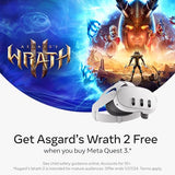 Meta Quest 3 128 GB- Realidad mixta revolucionaria - Potente rendimiento - Paquete Asgard's Wrath 2