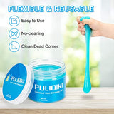 PULIDIKI Car Cleaning Gel Kit Universal Detailing Automotive Dust Car Crevice Cleaner Slime Auto Air Vent Interior Detail Removal for Car Putty Cleaning Keyboard Cleaner Car Accessories Blue