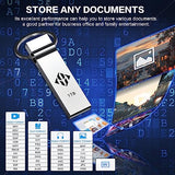 WLOTPO 1TB USB Flash Drive USB Memory Stick impermeable Jump Drive Pen Drive con llavero de gran almacenamiento de datos compatible para el ordenador / portátil Thumb Drive