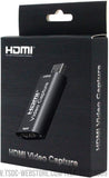 Capturadora de video Mini 4K 1080P HDMI a USB 2.0 para Grabación y Video en Vivo (Live Streaming Broadcast)-Capturadora de Video-TSDC Webstore