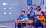COOAU - Proyector portátil con WiFi y Bluetooth, compatible con HD 1080P-Proyectores multimedia-TSDC Webstore