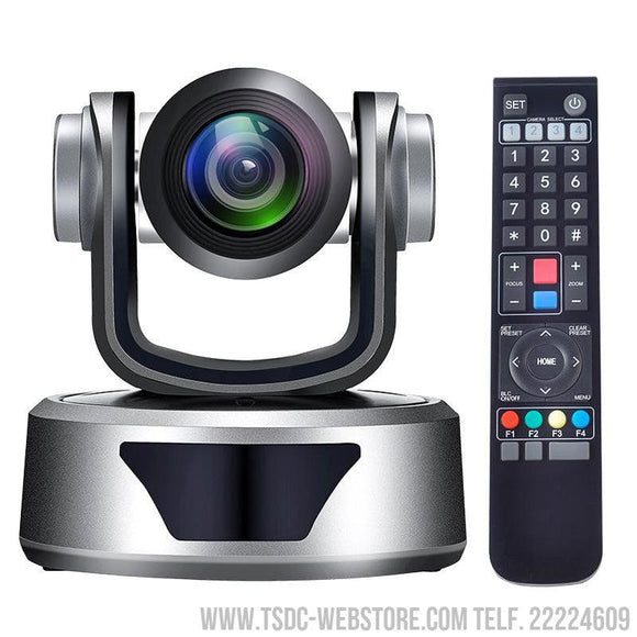Cámara web de videoconferencia USB con zoom 12X para fabricantes