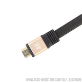 Cable plano HDMI V2.0 de alta velocidad, 4K x 2K, macho a macho, 3D, 1080P, HD para Monitor de ordenador, TV PS3/4, proyector HDTV de 3m-Cable HDMI-TSDC Webstore