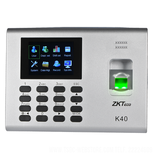 ZK-TEKO K40 Terminal de Tiempo y Asistencia con Funciones de Control de Acceso-Terminal de Tiempo y Asistencia-TSDC Webstore