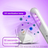 Linterna luz ultravioleta tipo UVC, portable, batería recargable-Lámpara UV portable-TSDC Webstore