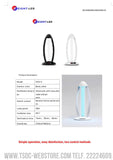Lámpara Esterilizadora de desinfección UV tipo C con Ozono, para Oficinas, Consultorios, casas. Cobertura de hasta 40 metros-Lámpara UV grande-TSDC Webstore