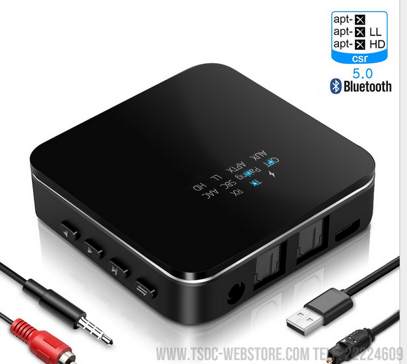 Compre Bluetooth 5,3 Transmisor Receptor Para Tv/avión A 2 Auriculares,  Adaptador De Audio Inalámbrico Con Aptx/aptx-hd Baja Latencia (<40ms) y  Adaptador Bluetooth, Transmisor Bluetooth Receptor de China por 14 USD
