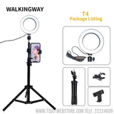 Anillo de Luz de 6 pulgadas tipo LED USB portátil para Selfie con trípode iluminación fotográfica para Youtube y video live lámpara de maquillaje-Anillo de Luz-TSDC Webstore