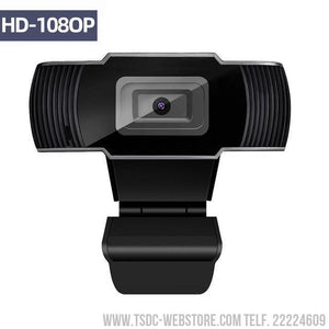 Cámara Web HD 1080Pp 2MP enfoque automático con micrófono para Video llamada Clases Virtuales y conferencias WEB-Cámaras Web-TSDC Webstore
