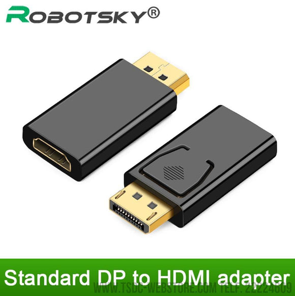 Adaptor de DisplayPort a HDMI Macho DP a Hembra HDMI HD TV-DisplayPort-TSDC Webstore