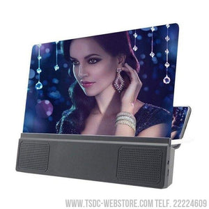 Aumentador de pantalla de celular con Altavoz HD acrílico lente pantalla tipo lupa Universal aumento 3D-TSDC Webstore