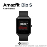 amazfit bip s  reloj inteligente resistente al agua hasta 5atm, con seguimiento del corazón y bluetooth, ces carbon black / china / bip s